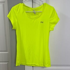 Under Armour Women's Bright Yellow Short Sleeve Tee